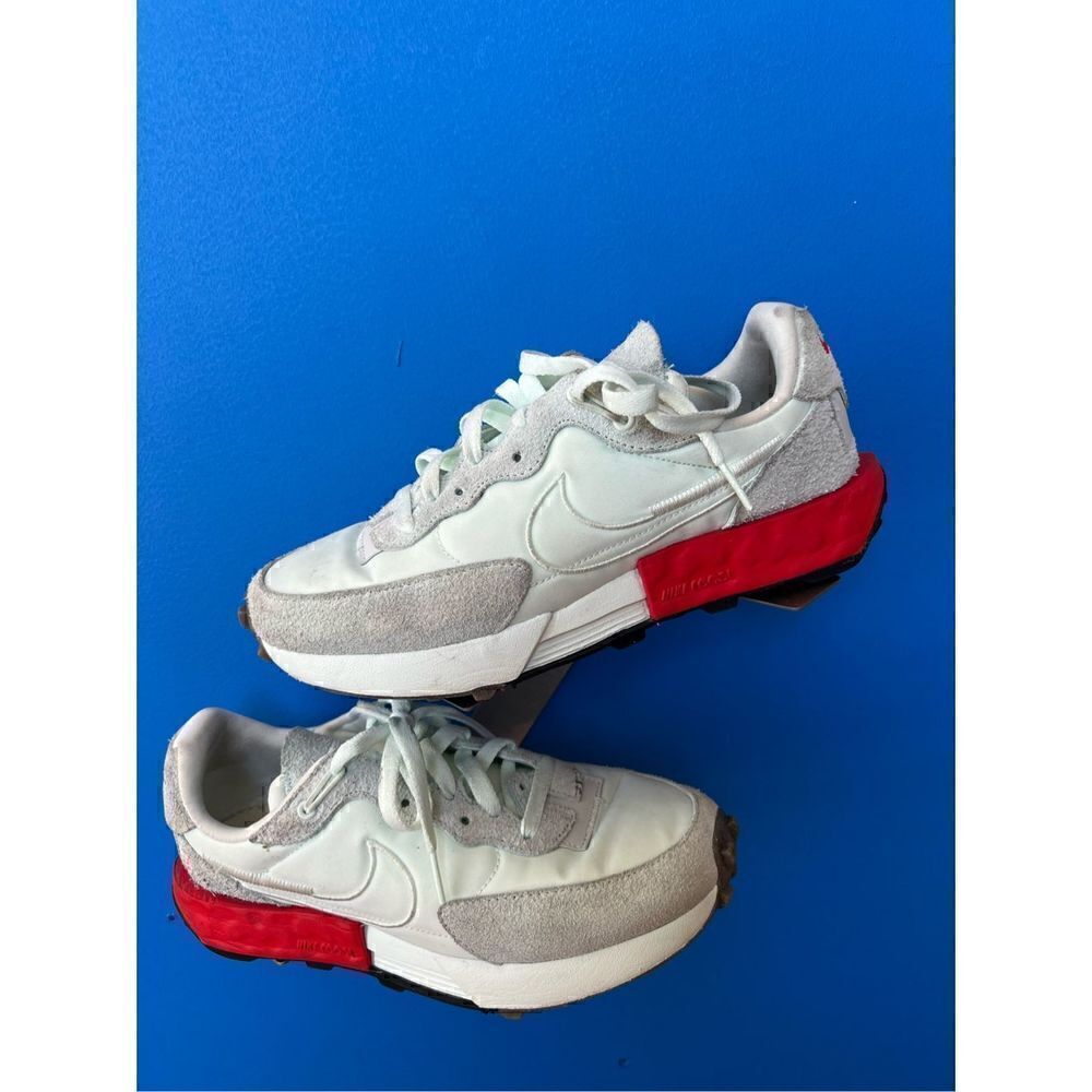 Nike Wmns Fontanka Waffle Green Grey Red Women Casual Lifestyle Shoes DC3579-300